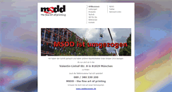 Desktop Screenshot of msdd.de