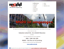 Tablet Screenshot of msdd.de